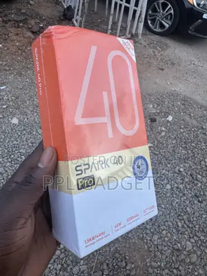 New Tecno Spark 40 Pro 256 GB Black