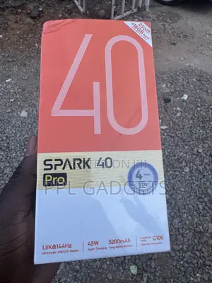 New Tecno Spark 40 Pro 256 GB Black