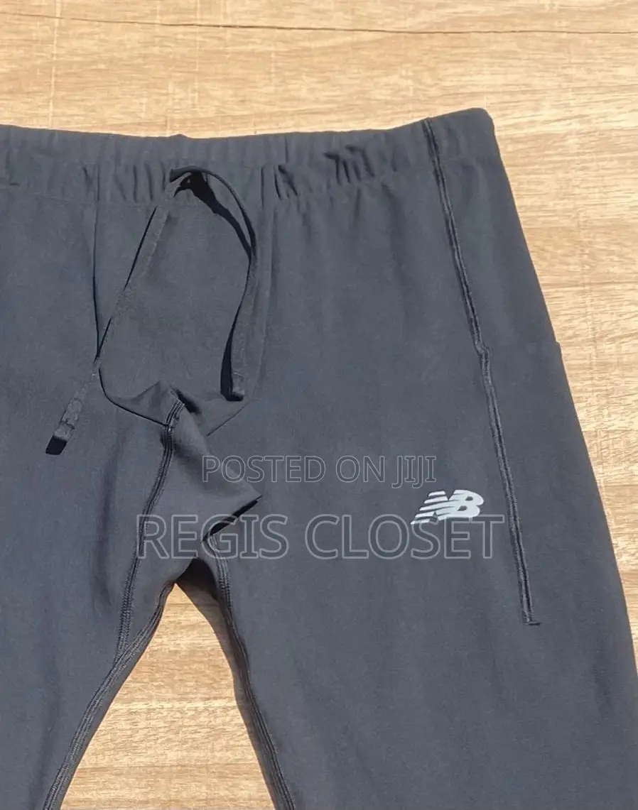 New Balance Men’s Black Sports Leggings – Running & Training Tights