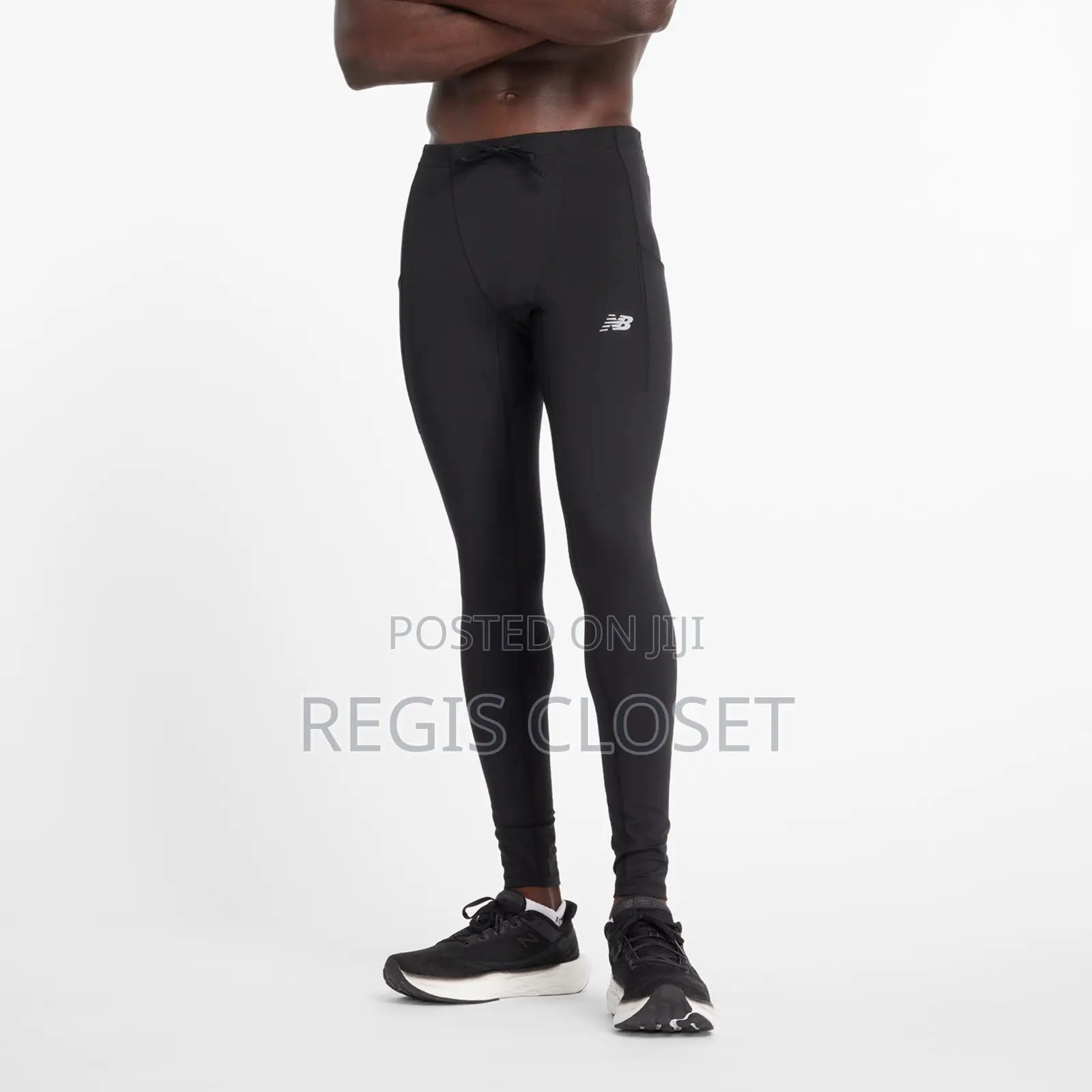 New Balance Men’s Black Sports Leggings – Running & Training Tights