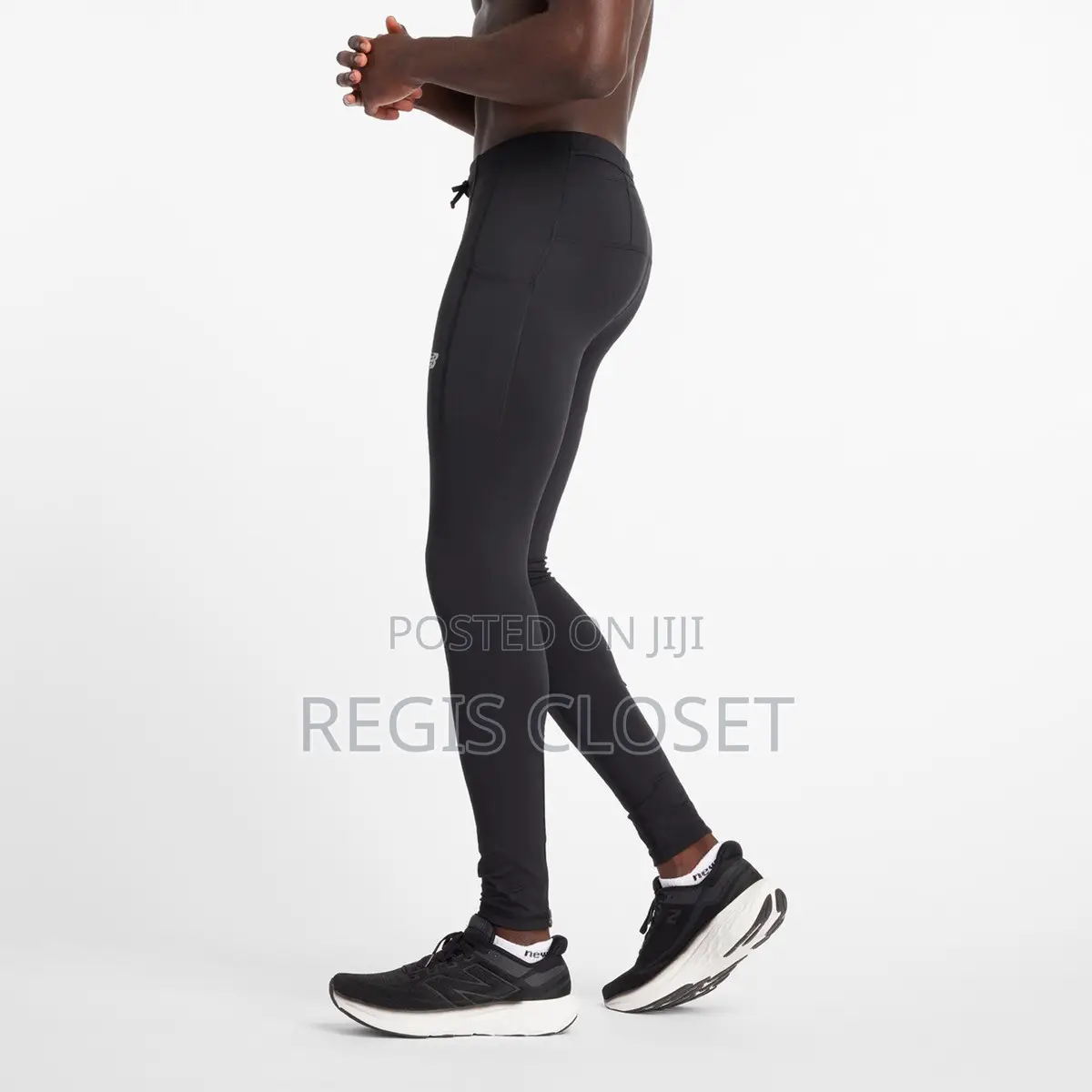 New Balance Men’s Black Sports Leggings – Running & Training Tights
