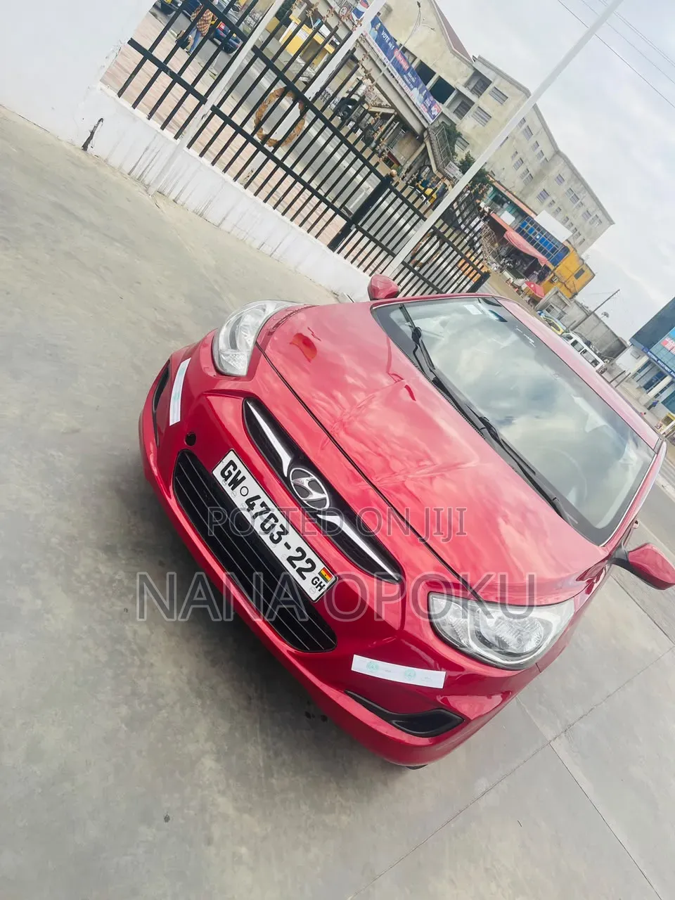 Hyundai Accent 2014 Red