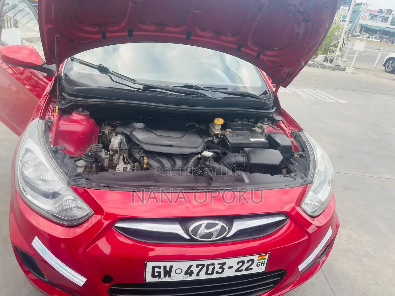 Hyundai Accent 2014 Red