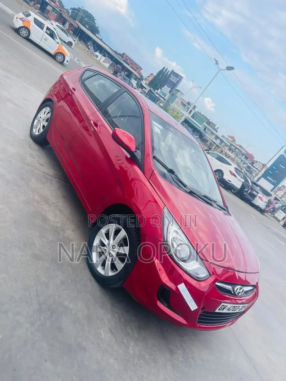 Hyundai Accent 2014 Red
