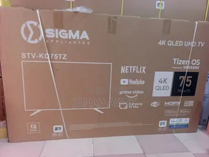 Sigma 75 Inch Smart QLED 4K TIZEN Television - STV-KQ75TZ