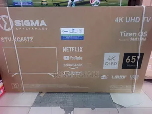 Sigma 65 QLED 4K Smart Android Digital Frameless TV