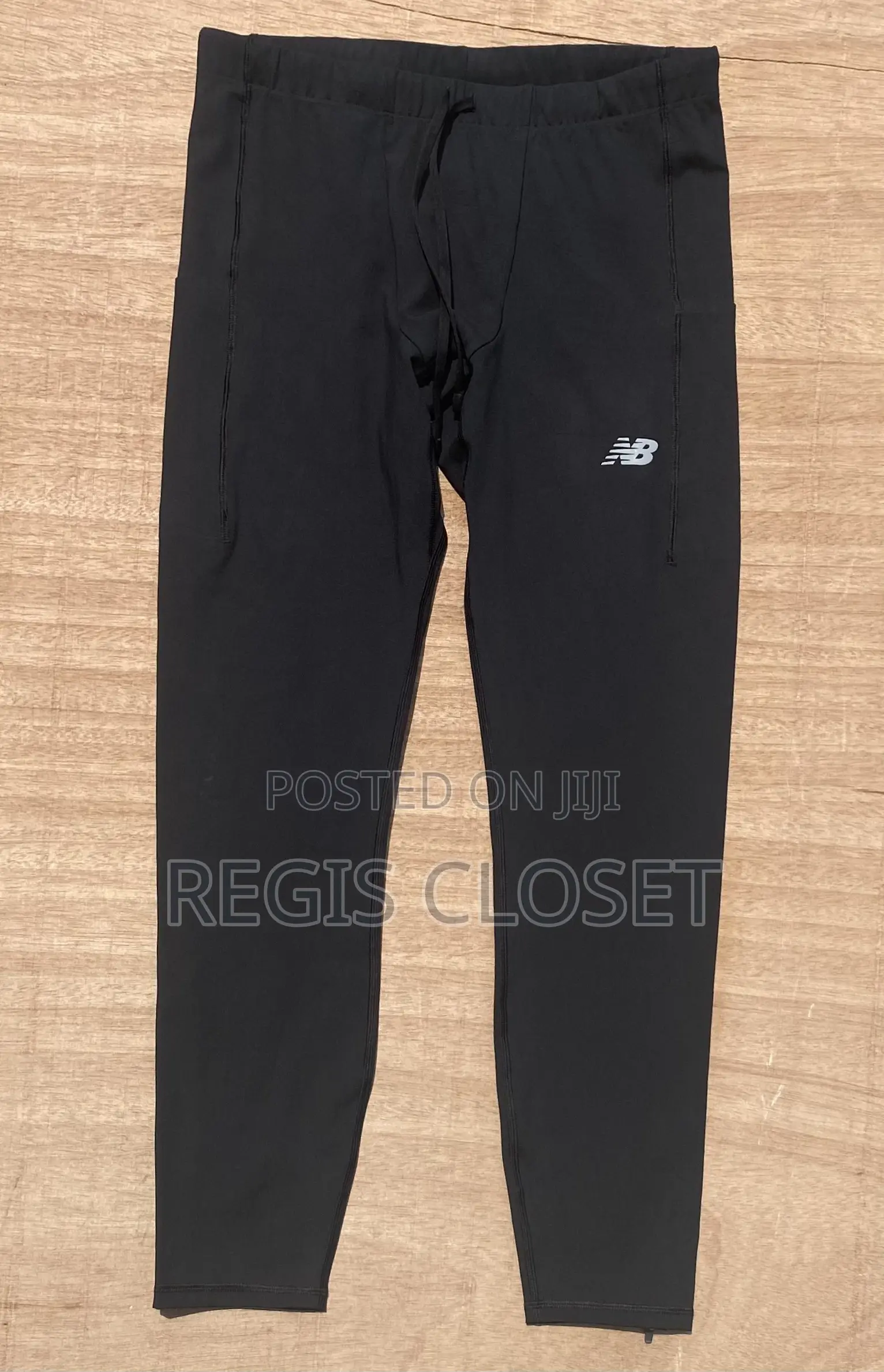 New Balance Men’s Black Sports Leggings – Running & Training Tights