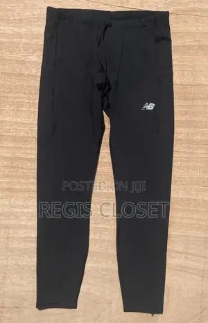New Balance Men’s Black Sports Leggings – Running & Training Tights