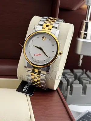 Movado Sapphire Two Tone Stainless Steel Watch