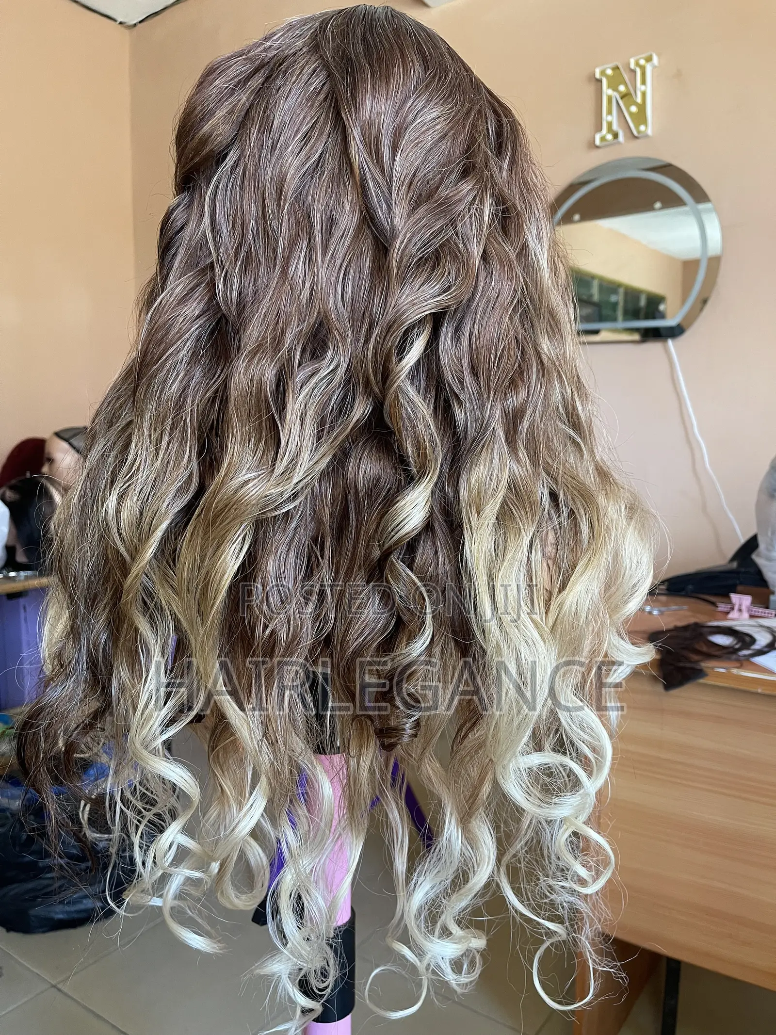 2*6 Closure French Curl Wig Unit