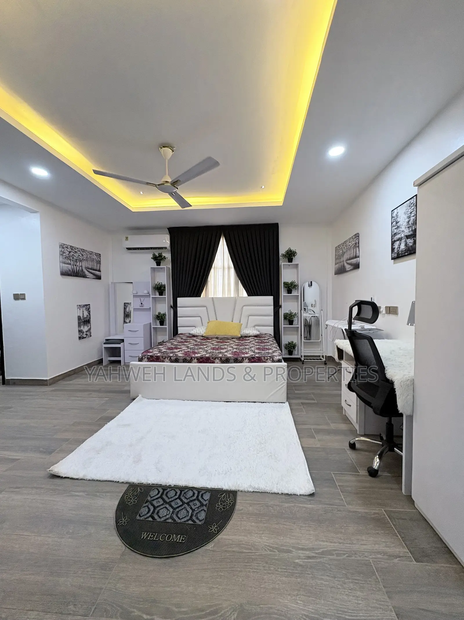 Furnished 1bdrm Apartment in West Land for rent