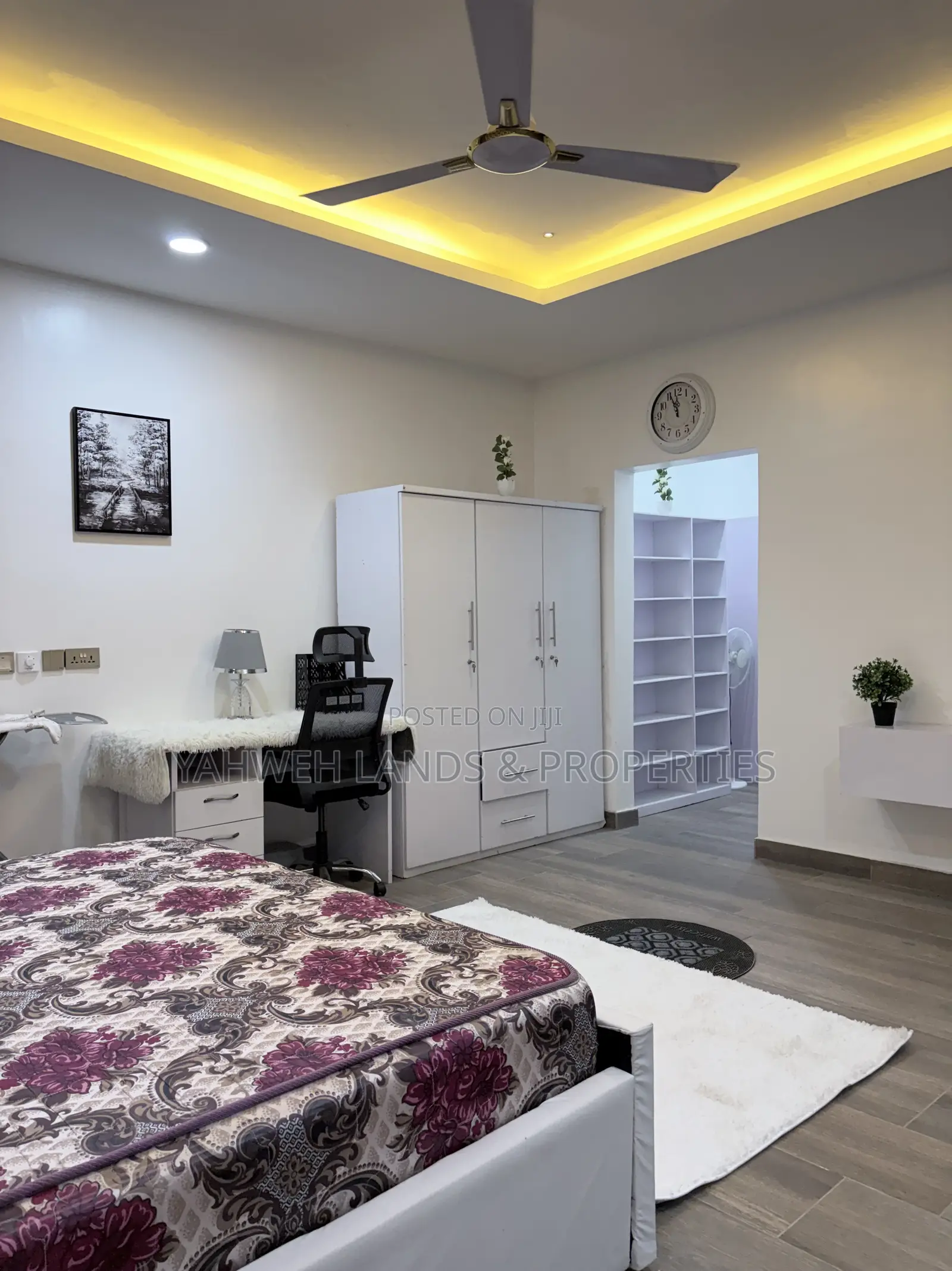Furnished 1bdrm Apartment in West Land for rent