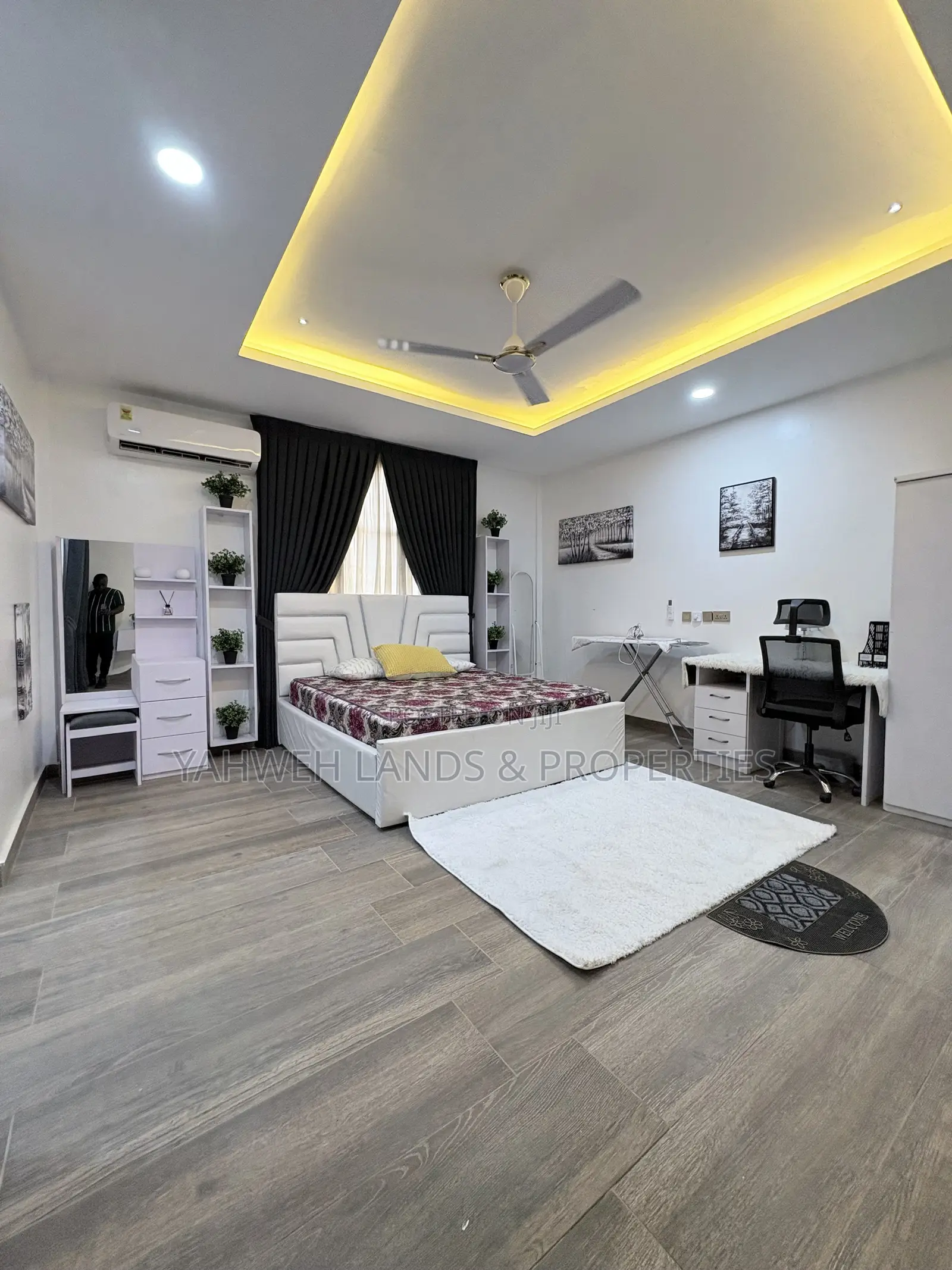 Furnished 1bdrm Apartment in West Land for rent