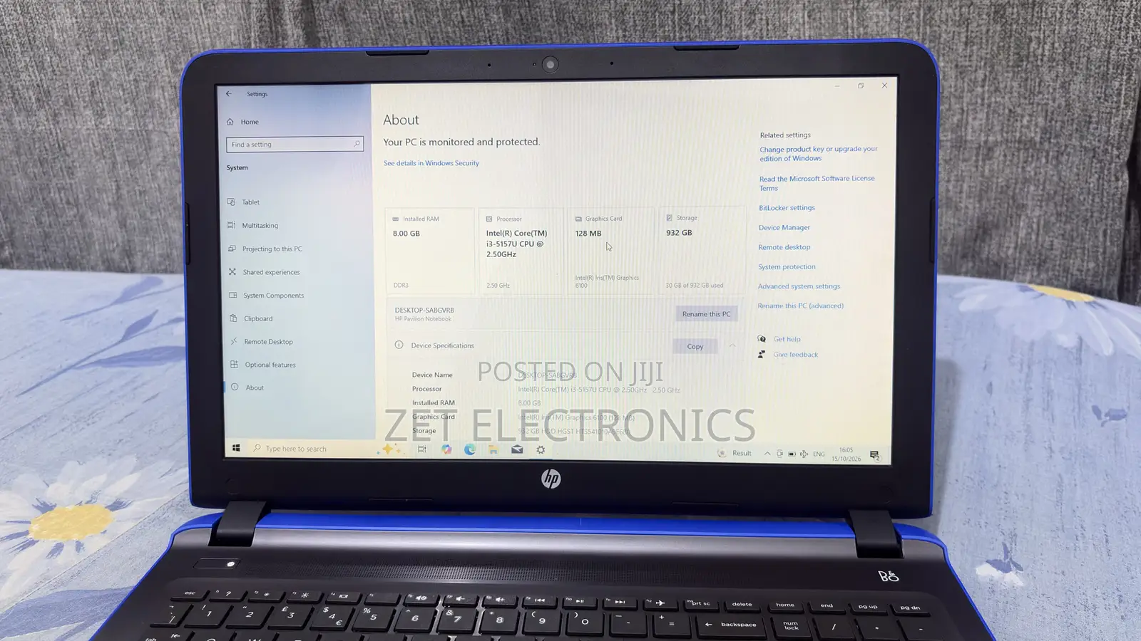 Laptop HP Pavilion 15 8GB Intel Core i3 HDD 1T