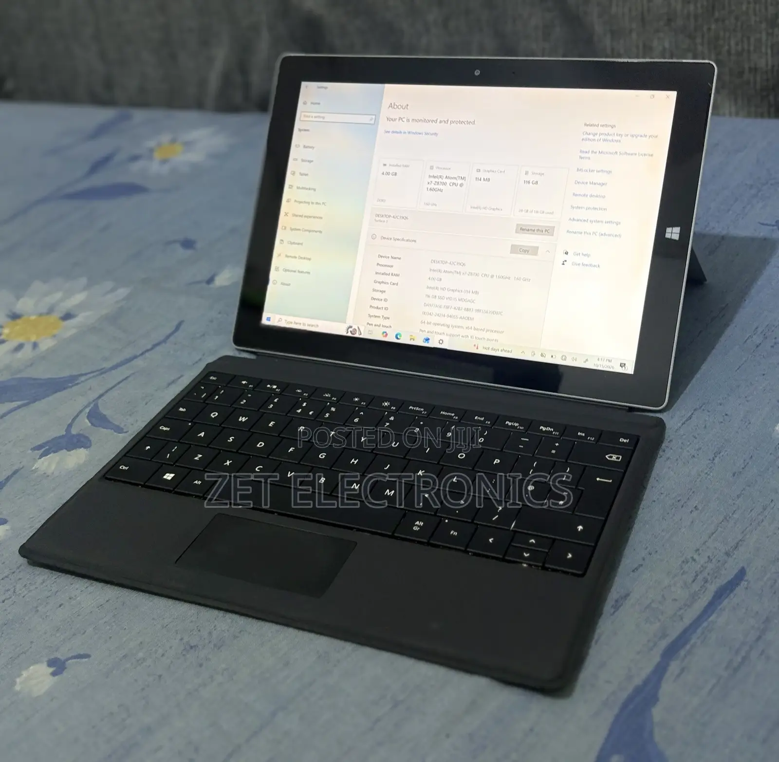 Laptop Microsoft Surface Laptop 3 4GB Intel Atom SSD 128GB