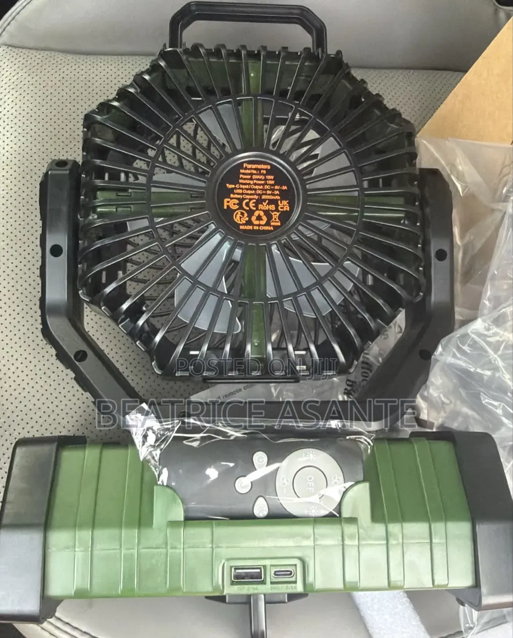 Rechargeable Outdoor Fan