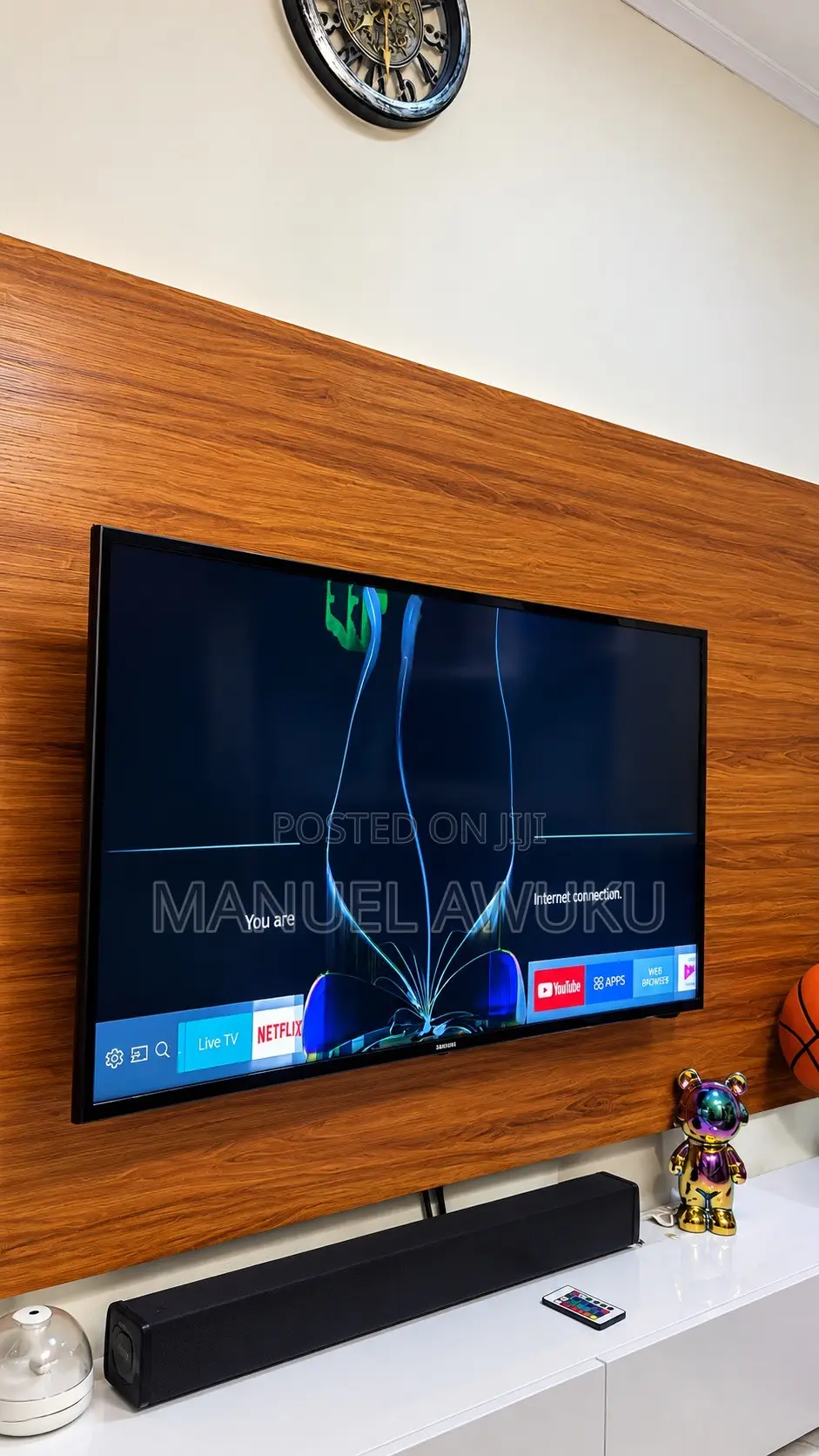 Curved Sumsung 4k Smart TV
