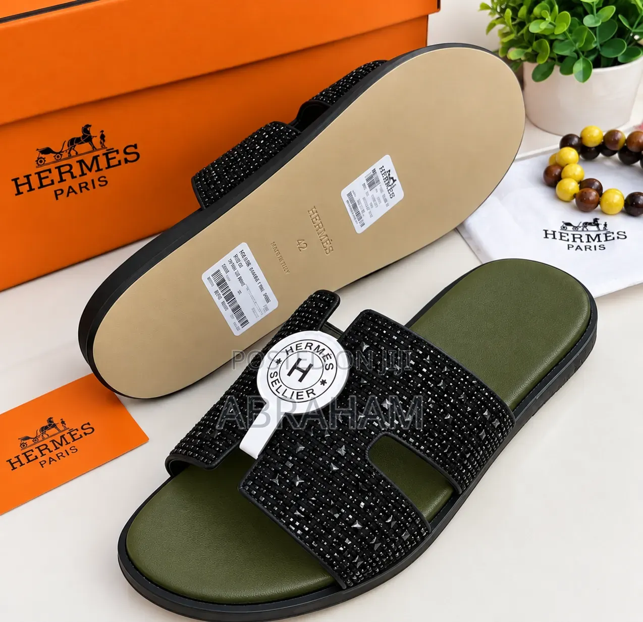 Hermes Slippers