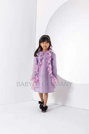Turkey Imported Elegant and Unique Purple Dress