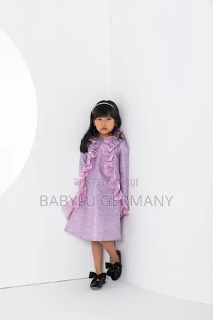 Turkey Imported Elegant and Unique Purple Dress