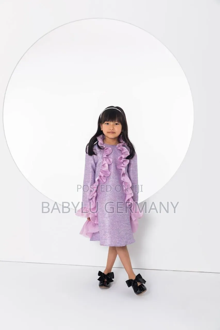 Turkey Imported Elegant and Unique Purple Dress
