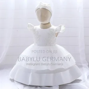 White Dress for Girls 4 to 7 Years