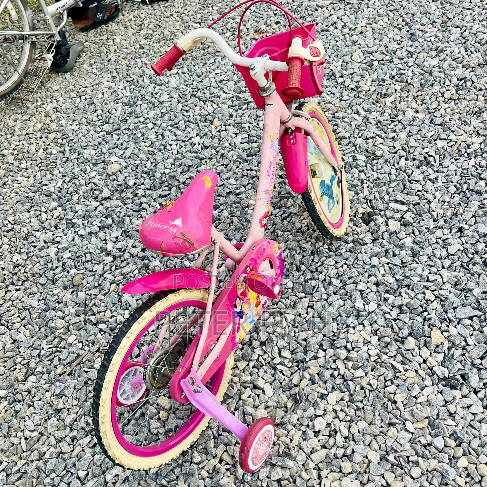 Children's Speed Learning Bicycle With Removable Training Wheels.
