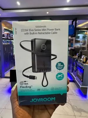 Joyroom JR-PR1 10000mAh 22.5W Power Bank With Retractable Cable