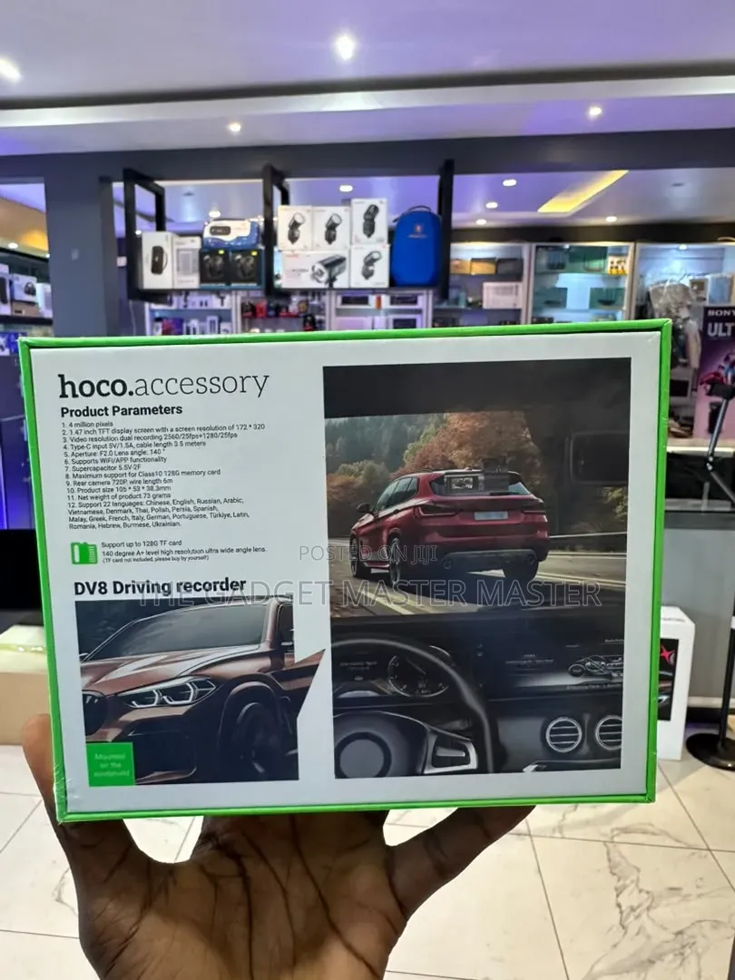 Hoco DV8 Dual-Channel Hidden Dash Camera/Driving Recorder