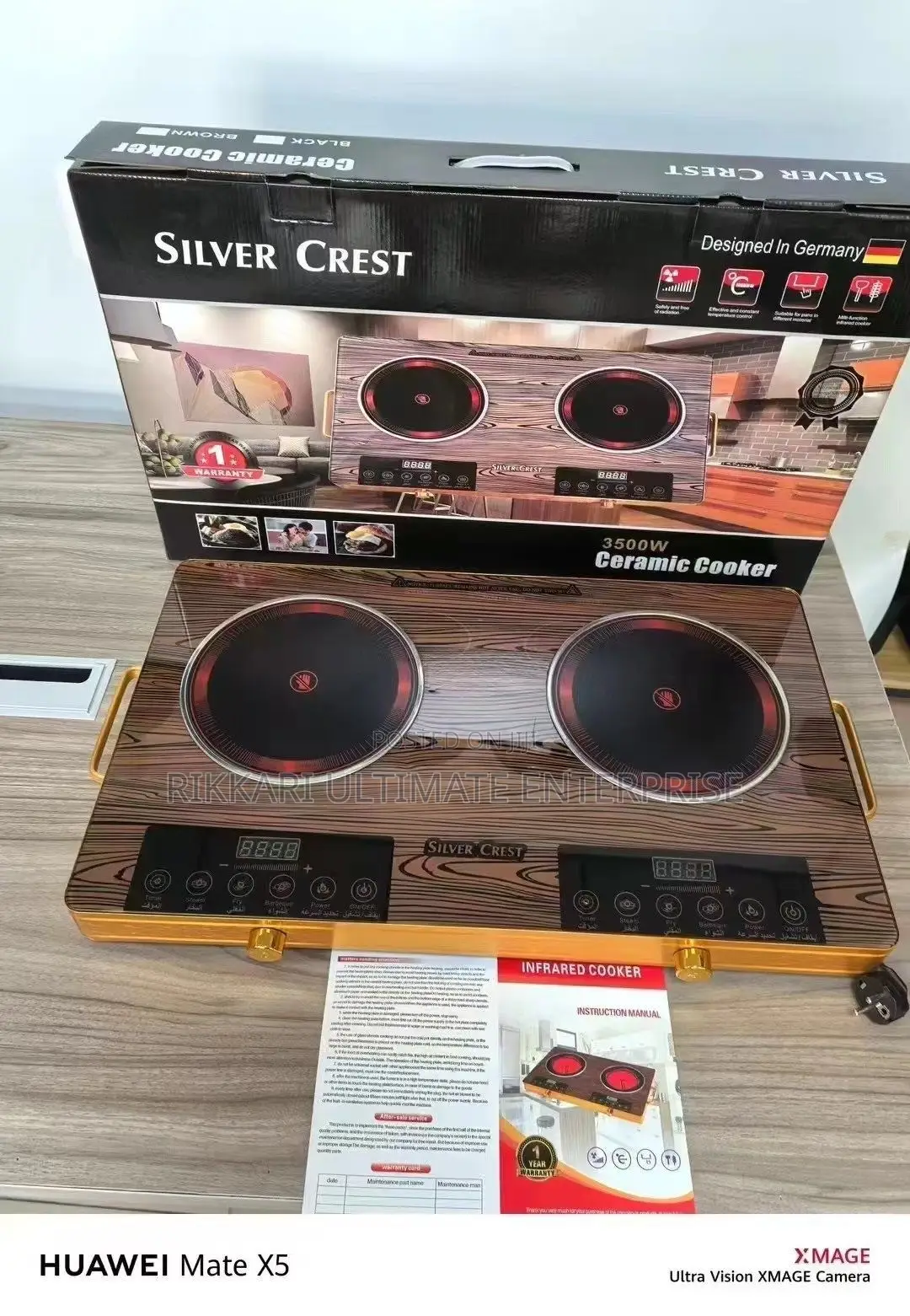 Double Ceramic Electric Cooker