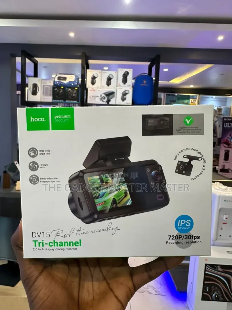 Hoco DV15 Tri-Channel Real Time Driving Recorder