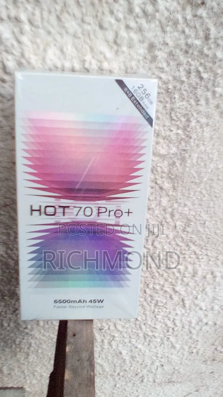 New Infinix Hot 70 Pro 5G+ 256 GB Gold