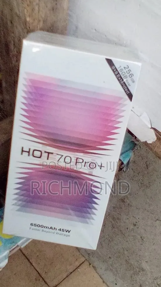 New Infinix Hot 70 Pro 5G+ 256 GB Gold