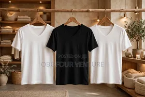 100% Cotton v-Neck From Gildan Company Usa.