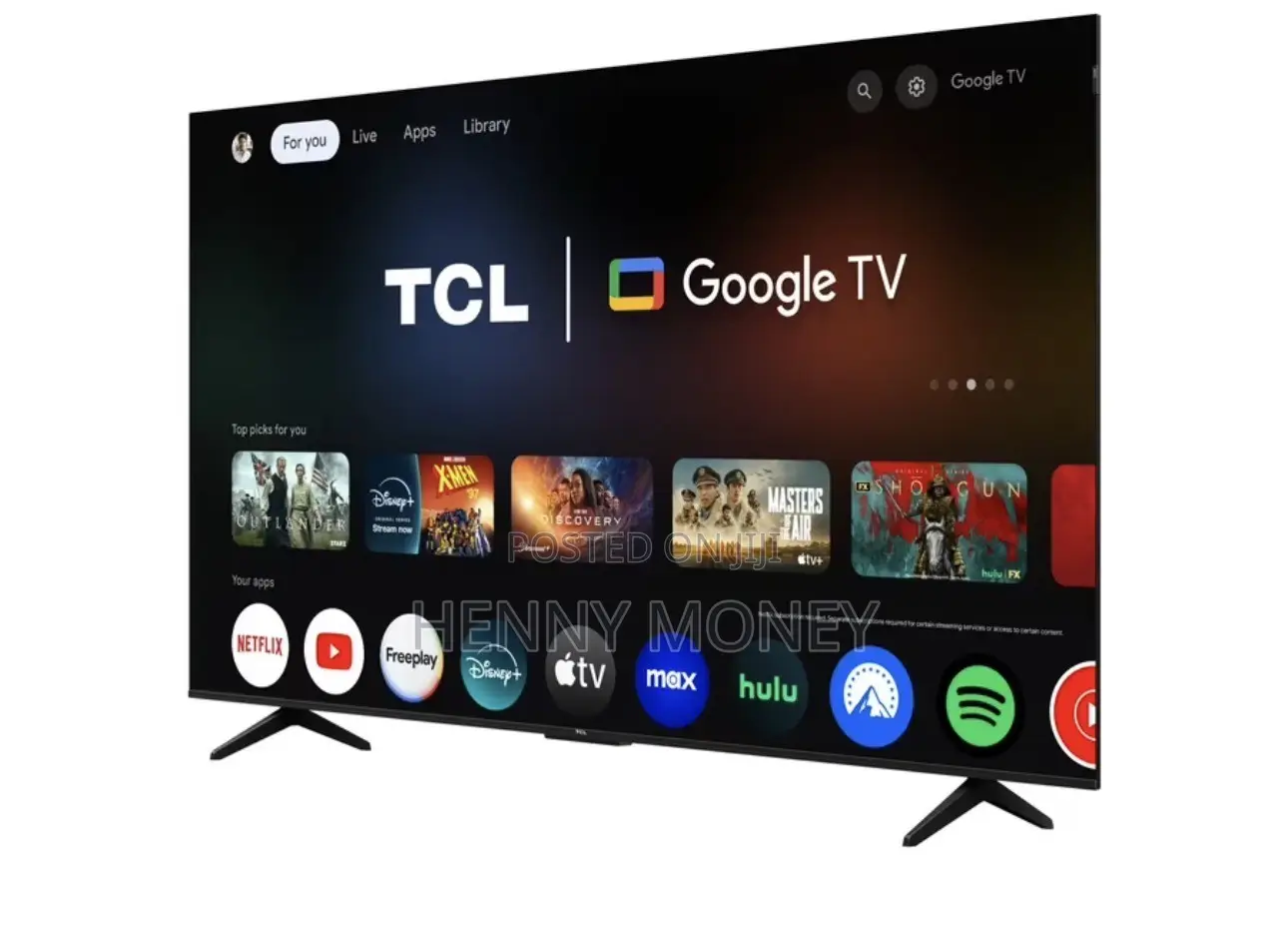 TCL 75 Inch QLED Smart Google TV (2025)
