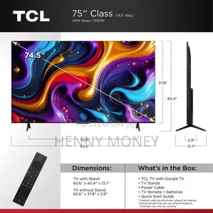 TCL 75 Inch QLED Smart Google TV (2025)