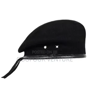 Men Wool Blend Military Berets Cap Army Hat Soldier Fancy Dress. GHMLI