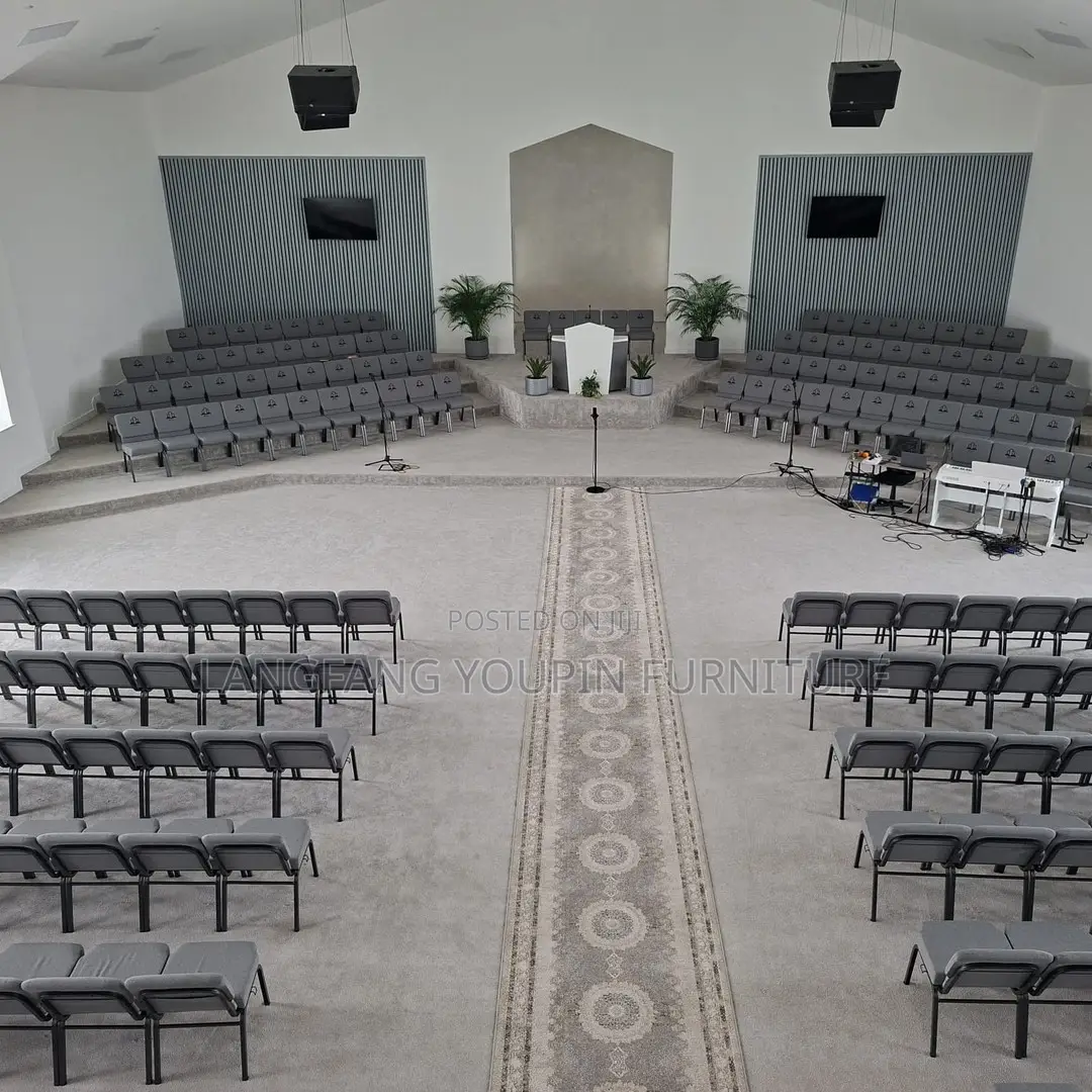 Church ChairGrey Seats Delivered, Tema Stoc