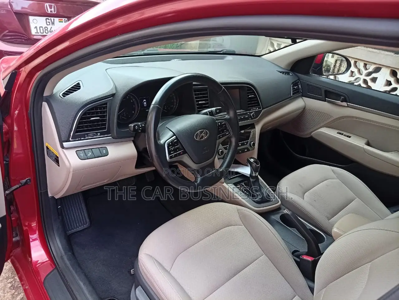 Hyundai Elantra Limited 2018 Red