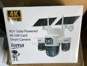 Ultra AOV 4G 4 Lenses Solar PTZ Camera (