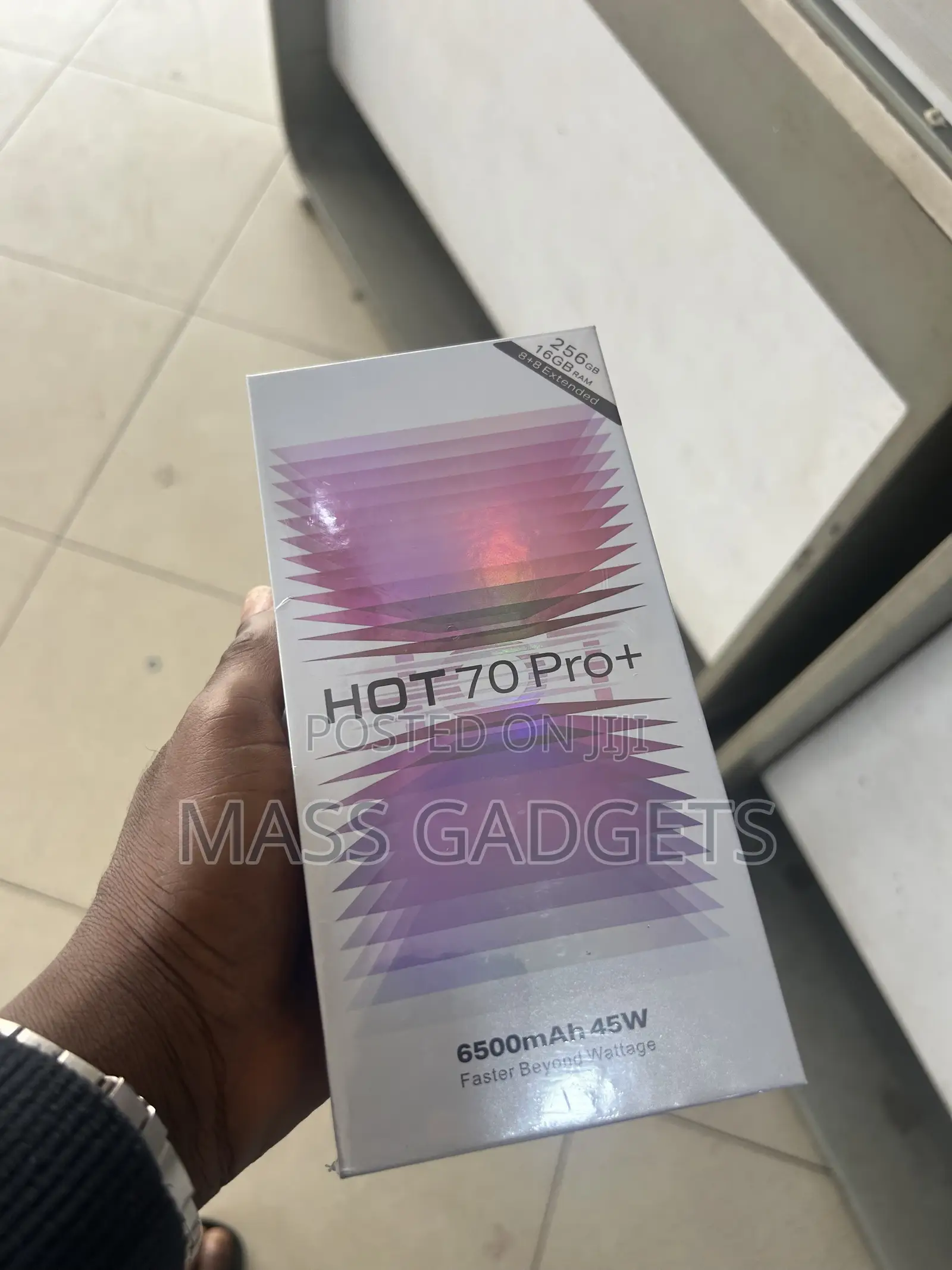 New Infinix Hot 70 Pro 5G+ 256 GB Black