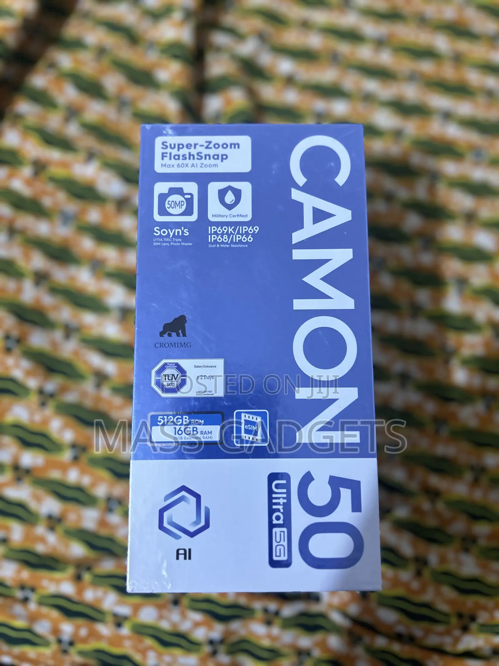 New Tecno Camon 50 Ultra 512 GB Black