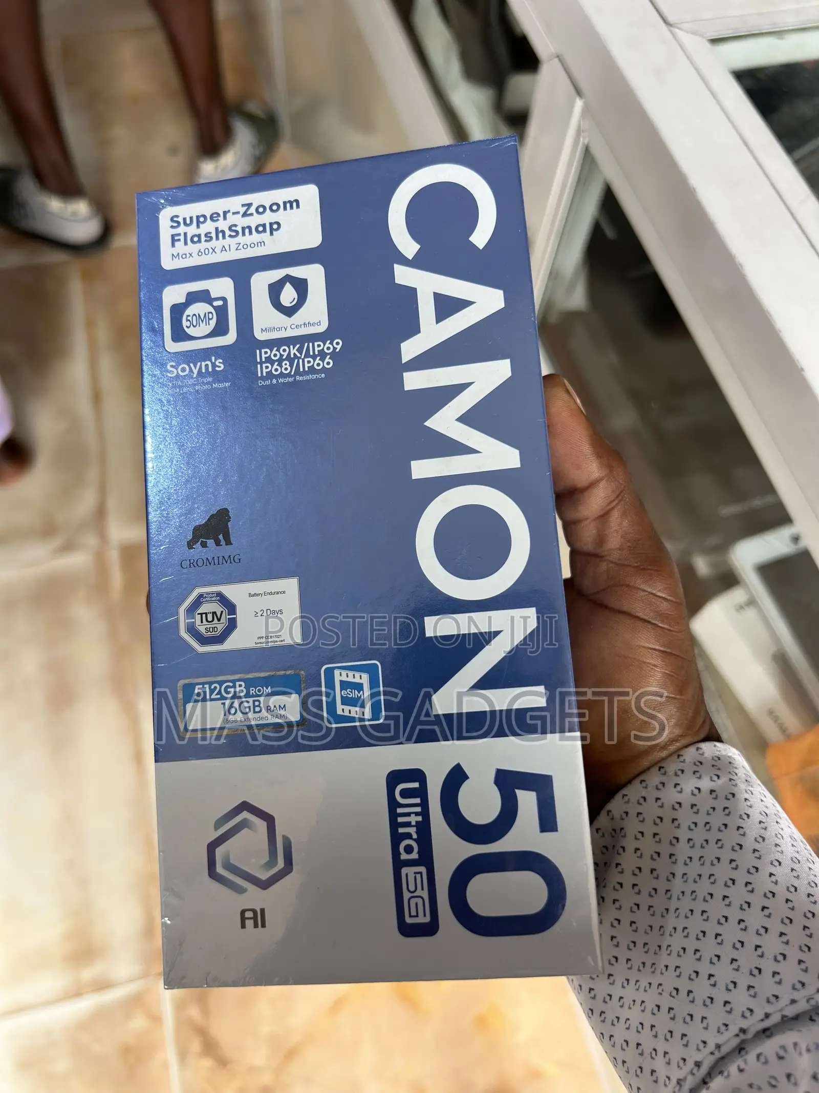 New Tecno Camon 50 Ultra 512 GB Black