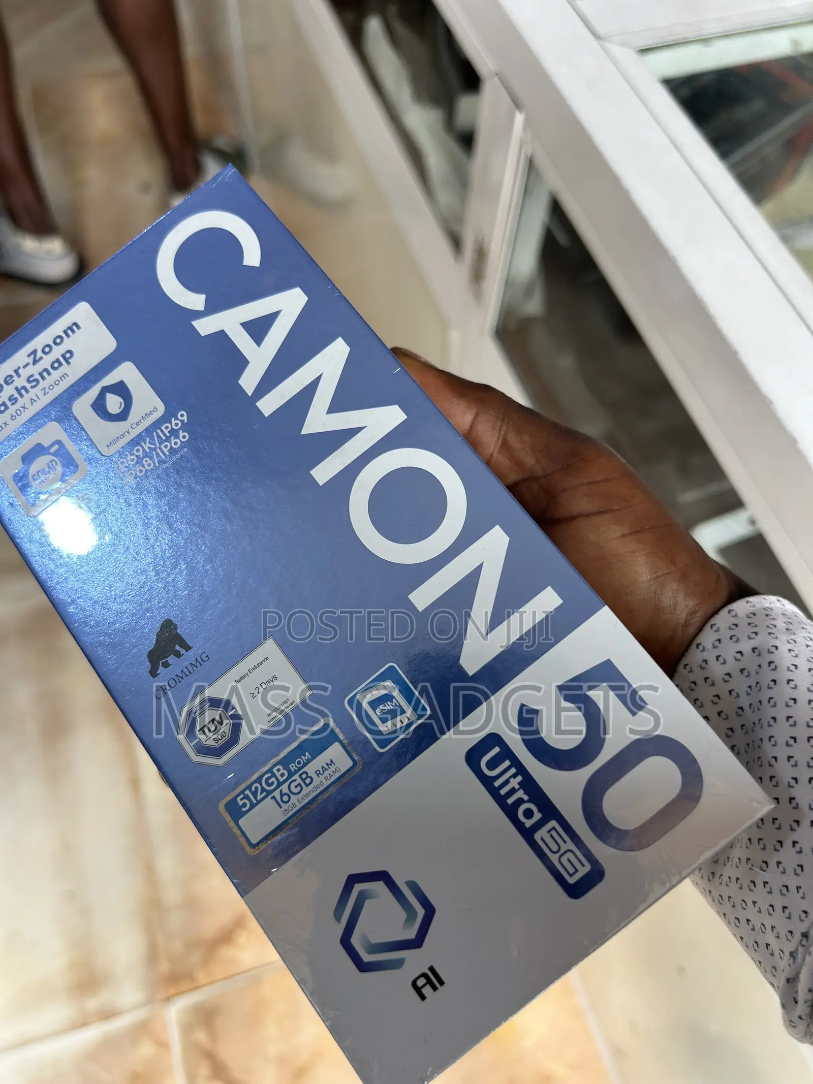 New Tecno Camon 50 Ultra 512 GB Black