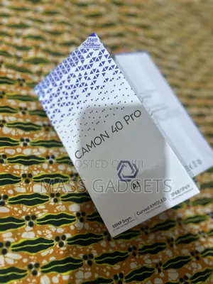 New Tecno Camon 40 Pro 5G 256 GB Black