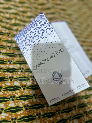 New Tecno Camon 40 Pro 5G 256 GB Black