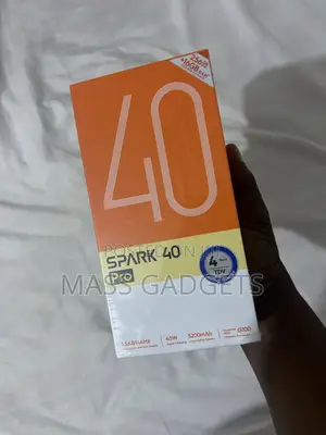 New Tecno Spark 40 Pro 256 GB Black