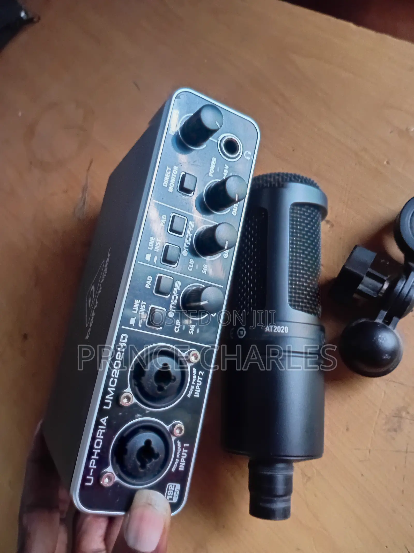 Professional Studio Microphone and Soundcard