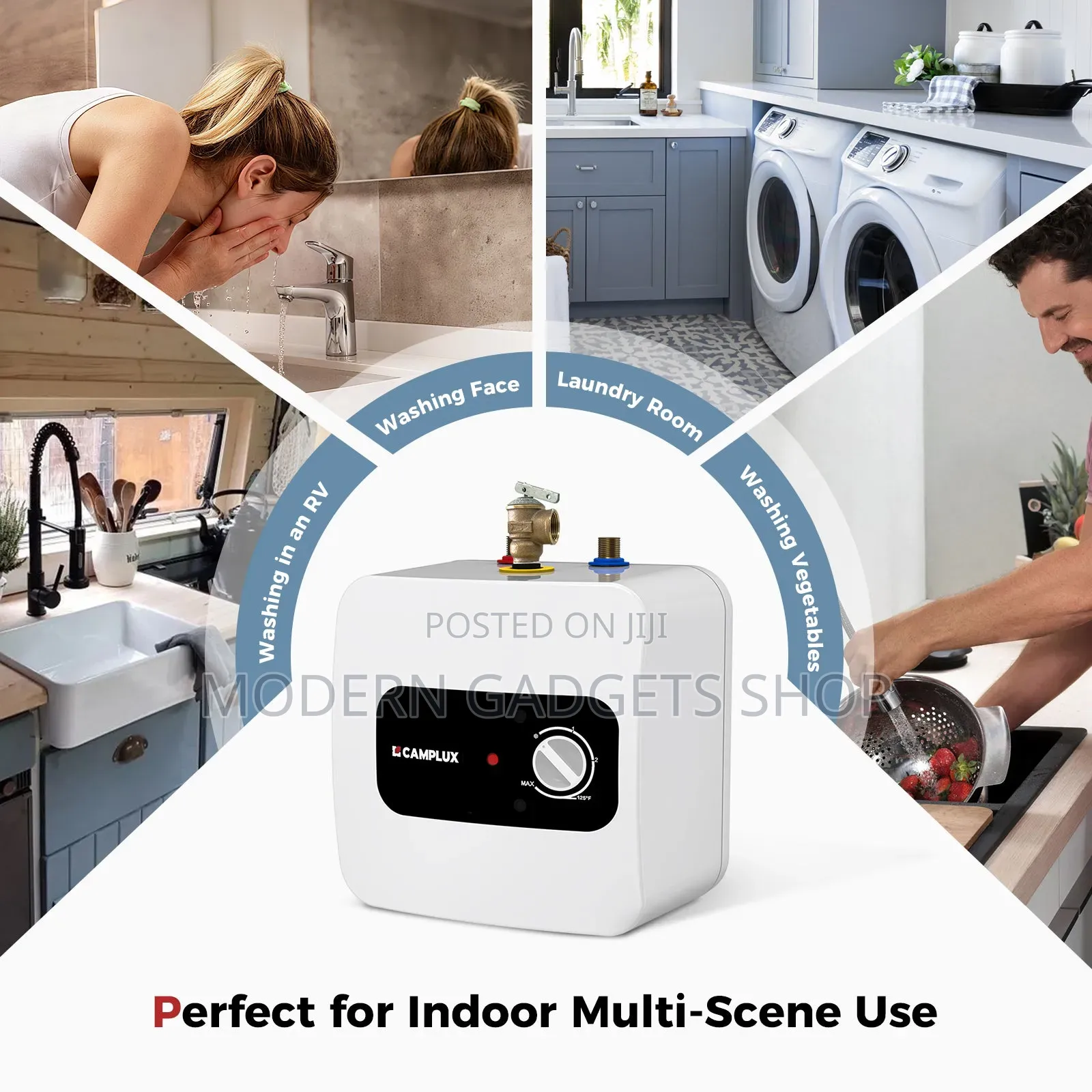 Instant Electric Shower Water Heater – 3500W Adjustable Temperature