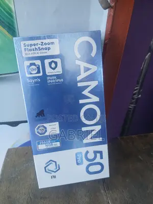 New Tecno Camon 50 Pro 256 GB Black